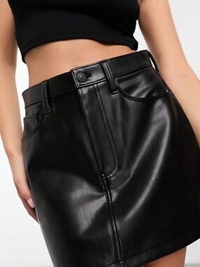 Abercrombie Leather Mini Skirt